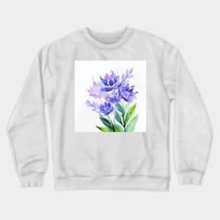 Watercolor Flower Crewneck Sweatshirt